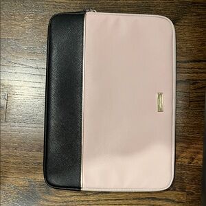 Kate Spade Black and Pink Laptop Sleeve
